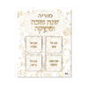 אגרת ברכה עם רביעיית מיני שוקולדים ממותגים
